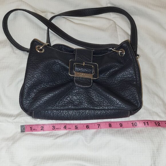 Rosetti Black Pebbled Vegan Leather Handbag Purse - Picture 10 of 11